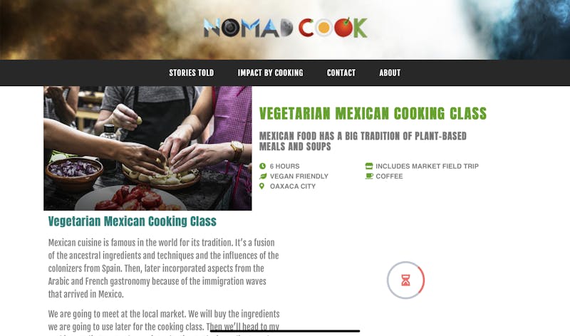 Vegetarian Traditional Mexican Cooking Class
