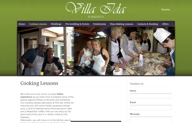 Villa Ida Sorrento Cooking Class