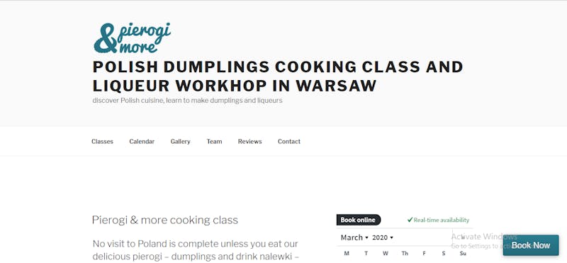 PIEROGI & MORE Cooking Class