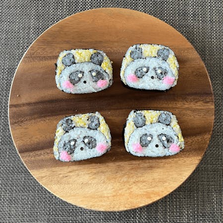 Let's make Kawaii Art Sushi together.
Online cooking lesson.


