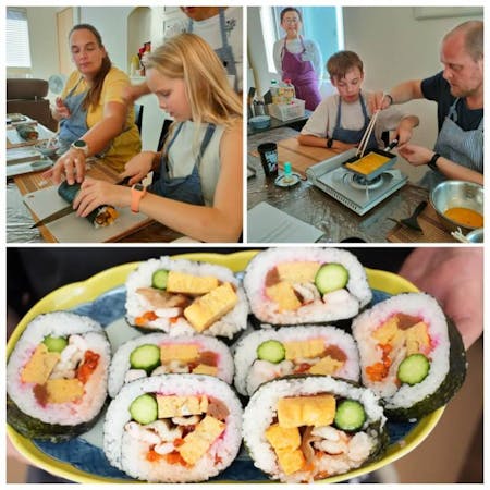 Hands-On Sushi Making Tamagoyaki & Matcha Experience with a Professional Chef in Ikebukuro Tokyo!