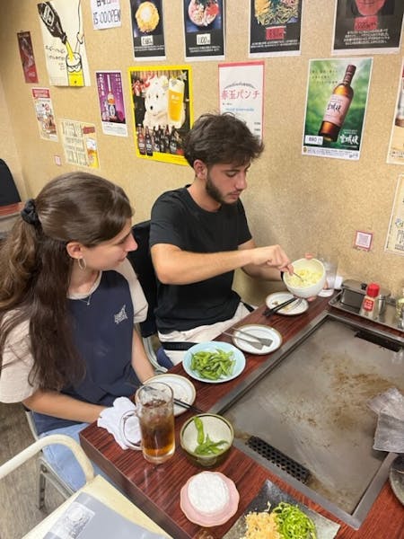 Okonomiyaki Cooking  Experience  at  Traditional Restaurant and you'll get souvenir.