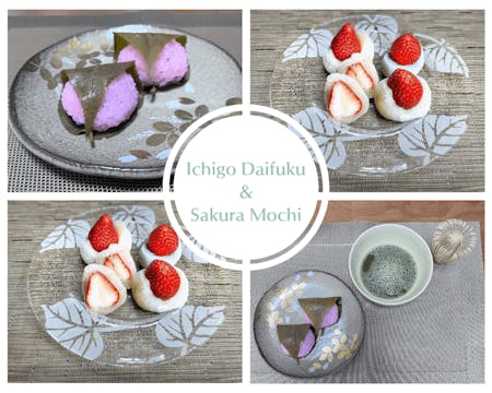 Private Cozy Home Tea Party: Fruit Daifuku, Mochi & Matcha -SOLO FRIENDLY-