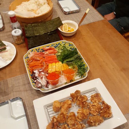 Come enjoy delicious Japanese home cooking while chatting with our extended family;-)