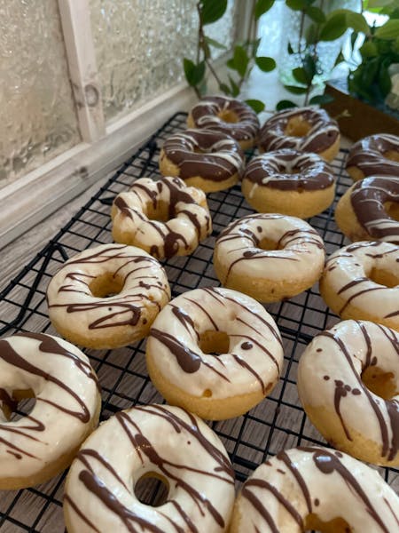 Rice flour baked doughnuts class at Yokohama 