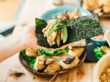 ALL VEGAN - Learn to make 2 types of Sushi & Japanese Home Cooking in Tokyo - 7 dishes in total!
