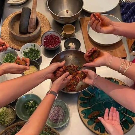Cooking vegan middle eastern food