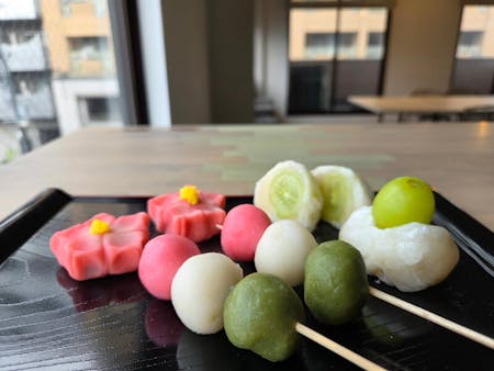 Osaka Wagashi Making Class: Dango, Nerikiri & Fruit Daifuku with Tea