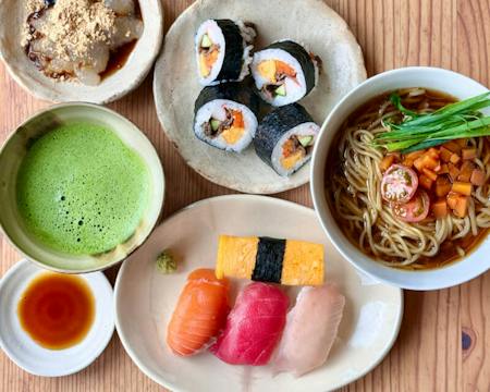 Shoyu Ramen & Wagyu Sushi & Matcha 