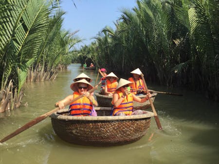 Hoi An Market Tour, Basket Boat Ride,Cooking Class 