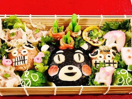 Kumamon Spring Food Art Box 
