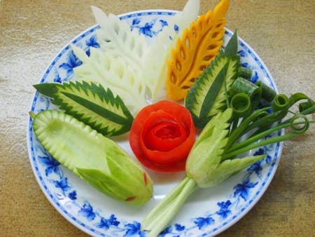 Vegetable Carving & Thai Food Cooking
