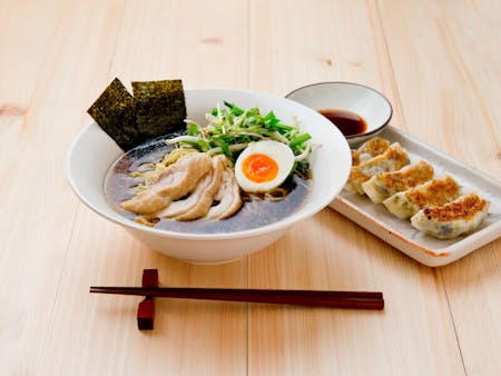Healthy Ramen & Gyoza (halal/vegan acceptable)