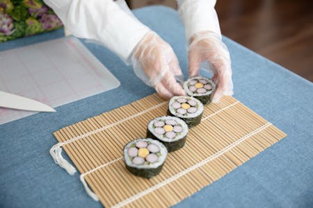 Japanese art sushi