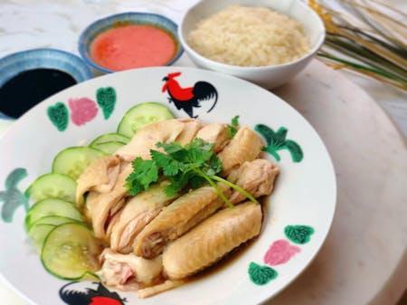 Learn to cook authentic Singapore chicken rice! 