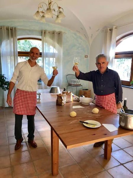 Make hand-made pasta /Amalfi Coast