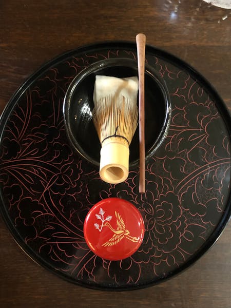 Tea ceremony style and kaiseki lunch box