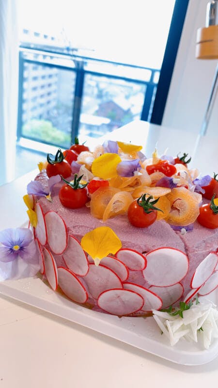 Vegetable cake and curry.gluten-free recipe